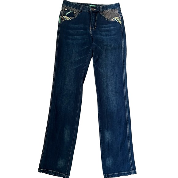 RARE Bikkembergs Slim Fit Jeans Dark Blue Size 29 - Picture 2 of 14